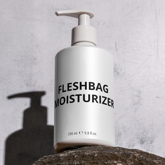 Fleshbag moisturizer bottle