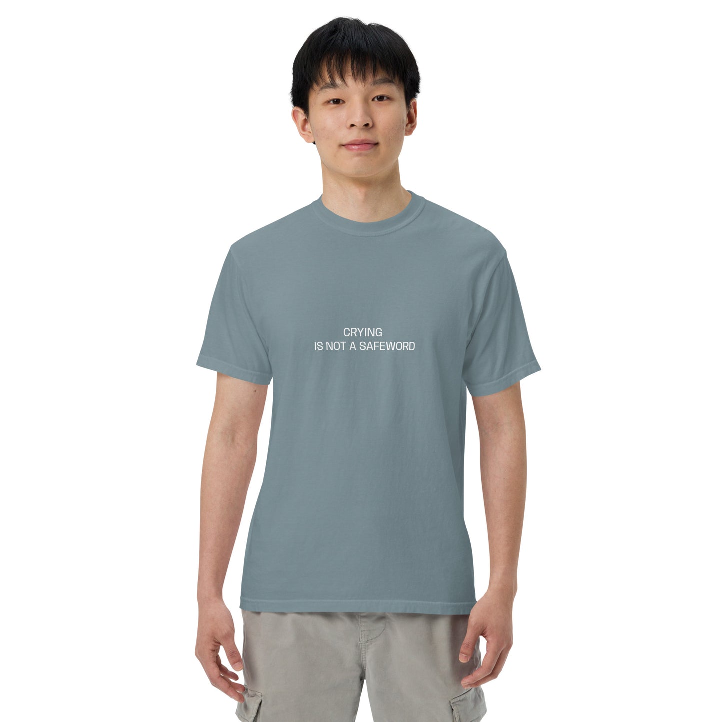 Crying is not a safeword heavyweight t-shirt