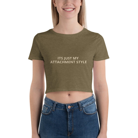 Attachment style Crop Tee